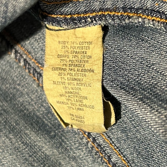 Children’s Place Jean Sweater Sleeve Jacket - Picture 10 of 12